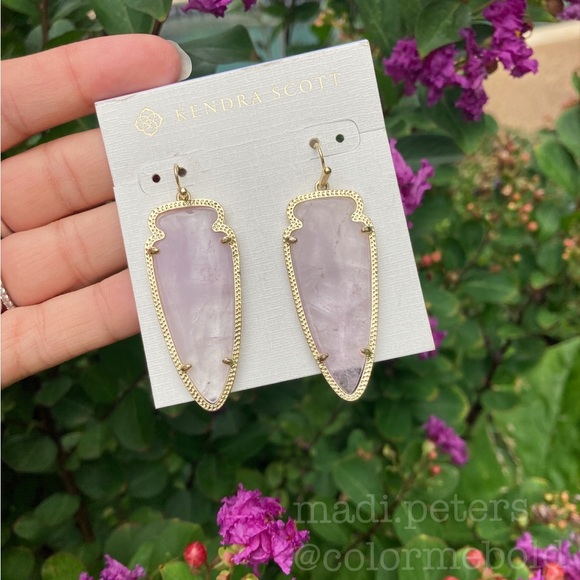Kendra Scott Skylar Earrings in Amethyst - Picture 2 of 8